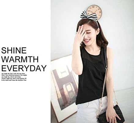 Xx Shop Fashion Rabbit Ear Wired Hair Tie Headband Scarf Wrap (strape black white)