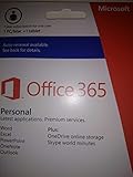 Microsoft Corporation - Microsoft Office 365 Personal 32/64-Bit - Subscription License - 1 Pc/Mac, 1 Tablet - Non-Commercial - Pc, Intel-Based Mac, Handheld - English "Product Category: Software Products/Software Licensing"