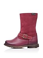 BILLOWY Botas Cremallera (Granate)