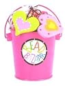 Wooden Jewellery Kit - Pink Bead Tin