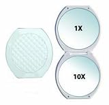 Rucci Arcuate Compact Mirror, 1X 10X