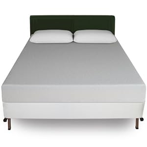 Sleep Master 8-Inch Memory Foam Mattress and Bi-Fold Box Spring Set, Queen