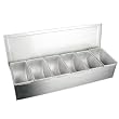 Excellante 6 Section Stainless Steel Condiment Compartment