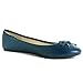 Alpine Swiss Iris Women's Genuine Suede Lined Bow Ballet Flats