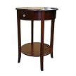 Round End Table - Cherry