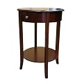 Round End Table - Cherry