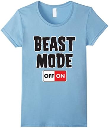 Women's Beast Mode:ON T shirt 2016 Small Baby Blue