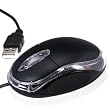 Daffodil WMS106 Wired Optical Mouse - 3 Button PC Mouse with Scrollwheel and Internal LED Light - For Laptop / Netbook / Desktop Computers - Supported by: Microsoft Windows (7 / XP / Vista) and Apple MAC (OS X +) - No Batteries Needed