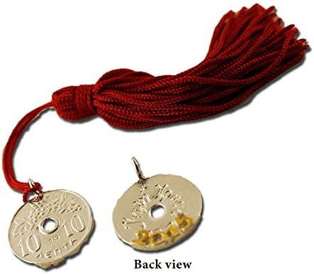 Greek 2015 Deka Lepta "Dekara" Coin Gouri Goodluck Charm