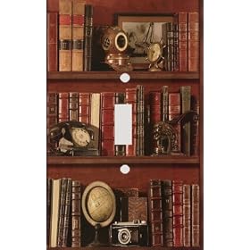 Library Decorative Switchplate Cover