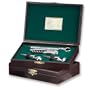 Four Piece Wood Box Wine Set