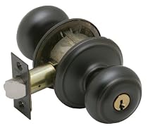 Schlage F51VGEO716 Georgian Entry Knob, Aged Bronze