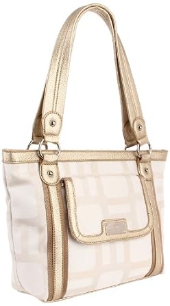 Nine West Vegas Signs Shopper Med Satchel,White,One Size