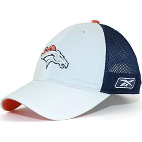 DENVER BRONCOS REEBOK NFL NEW COACHES 08 MESH SLOUCH ADJUSTABLE ONE SIZE FITS ALL HAT CAP