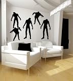 Zombies Zombie Vinyl Wall Decal Sticker Graphic By LKS Trading Post