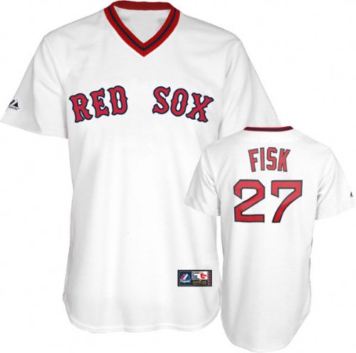 Carlton Fisk Boston Red Sox Cooperstown Replica Jersey