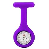 PURPLE GEL Nurses Fob Watch (Washable, Infection Free)