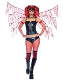 Costumes For All Occasions MR155043 Dark Nymph Wings Red