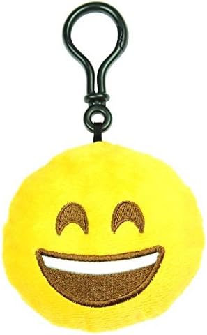 Smile Emoji Throwbaby 3" Plush Clip-On Keychain By Throwboy