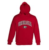 Georgia Bulldogs Team Color NCAA Embroidered Hooded Sweatshirt