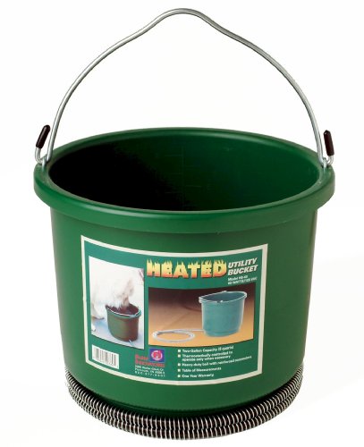 Farm Innovators 2-Gallon (9-Quart) Heated Bucket Model HB-60, 60-Watt