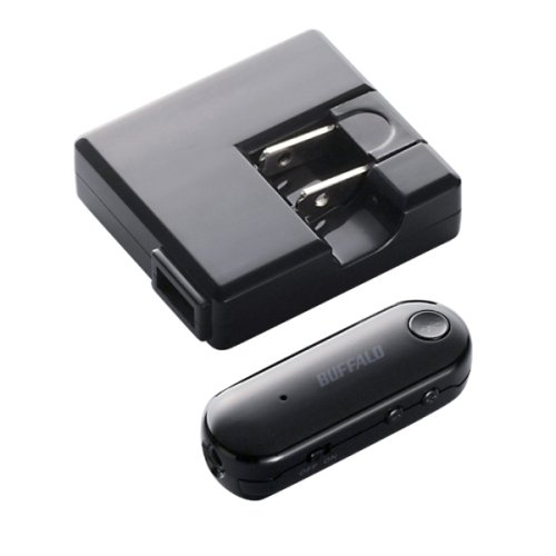 バッファローコクヨサプライ iBUFFALO ステレオイヤホンBluetooth2.1対応ACアダプタ付ブラックBSHSBE06ABK　