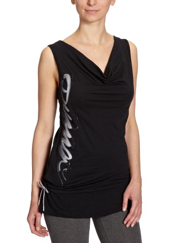 PUMA Damen Top PUMA script SL II, black, M, 819241 01 Preisvergleich