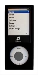 Apple iPod nano (5th Generation) Newest Model Black Skin Case