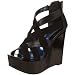Luichiny Women's Pure Luck Wedge Sandal