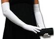 Matte Finish Cotton16-Button Opera Length Gloves