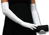 Matte Finish Cotton16-Button Opera Length Gloves