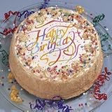 Vanilla Birthday Cake 7'