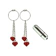 California Exotics / Swedish Erotica Asian Hearts Nipple Rings Body Adornments Adult Sex Toy Kit