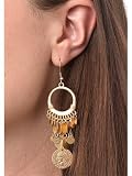 Spartan Queen Coin Earrings