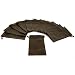 12 Black Faux Leather Drawstring Pouches Jewelers Bags