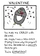 Edward Monkton - Valentine Card - Penguin (EMV 28)