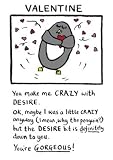 Edward Monkton - Valentine Card - Penguin (EMV 28)