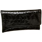 Jalda Embossed Croc Brief Clutch
