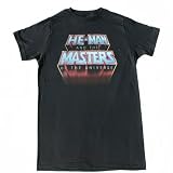 HE-MAN Faded MASTER OF THE UNIVERSE LOGO Fine Cotton T Shirt