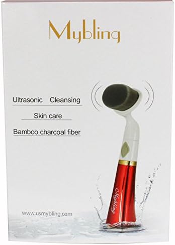 2 Pack Electric Cleaner Wash Face Ultrasonic Cleaning Skin Care Beauty Facial Brush