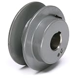 TB Woods AK2558 FHP Bored-to-size V-Belt Sheave, A Belt Section, 1 Groove, 5/8 Bore, Cast Iron, 2.55 OD, 9810 max rpm