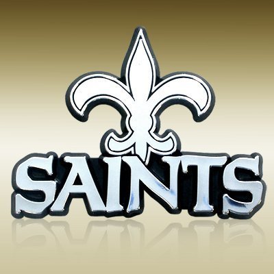 Chrome Emblem - NFL Football - New Orleans Saints