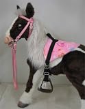 Butterscotch S'Mores Interactive Horse Saddle Set - Pink Hearts