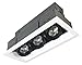 Eurofase TE113TR-01 3-Light MR16 Recessed Mutiple Strip Trim with 0084B3 Transformer, Black