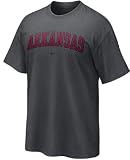 Nike Arkansas Razorbacks Charcoal Classic Arch T Shirt