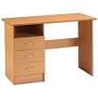 Influx Trumpington Desk Workstation Homeworking 3 Drawer W1100xD550xH755mm Beech
