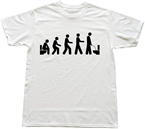 StaBe Men's Wc Evolution T-Shirt 100% Cotton Vintage M White