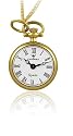 Catorex Women's Les petites Etched 18k Gold Plated Brass White Dial Pendant Watch