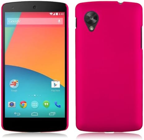 Minnesota Computers Nexus 5 Snap on Case Back Cover Works with Google Nexus 5 LG-D820 (Hot Pink)