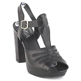 MIA Women's Kings Road Stacked Heel Sandal